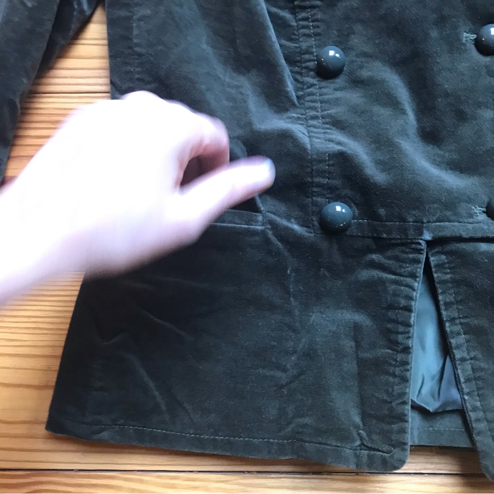 Talbots Velvet Double-Breasted Blazer, EUC, 8 - Picture 6 of 16